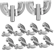 COOPHYA 10pcs Bass Drum Hook Hooks for Snare and Bass Drums Sturdy Replacement Accessories for Percussion Instruments