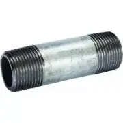 1/2" X 4-1/2" inch Long Galvanized Steel Malleable Nipple Gas Pipe Fitting