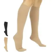 VIVE TruCompress Knee Highs 15- 20 Beige Large