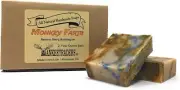 YANKEETRADERS Monkey Farts Soap - Natural, Vegan, Homemade Soap / 2, 4 oz bars