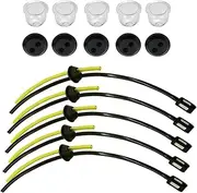 STARTIST 5Pcs Fuel Gas Tank Grommet kit with Fuel Line Filter Primer Bulb for Blower String Trimmer