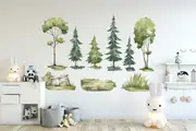 [Namly Design] Wallsticker - Pine Trees