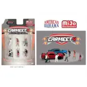 Figurine set "Carmeet #4 Figure set" - 6 figurines - 1/64 - Amrican Diorama