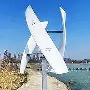 6000W Wind Turbine Generator,12V 24V 48V 220V Wind Turbine Kit,3-Blade Wind Power Generator with MPPT Controller,Suitable for Home,Farm,RVs,Boats,12V