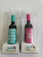 Wine Bottle Opener Corkscrew Magnet Set of 2 NEW Liquid Therapy Stocking Stuffer