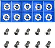 Ci3 R1 12mm Round Carbide Inserts Cutters Knifes Indexable Replacement High Strength Fits For Popular DIY Woodworking Lathe Wood Turning Finisher Hollower Tools 10pc