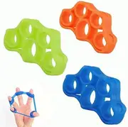 Finger Stretcher Resistance Bands, 3PCS Extensors Training Bands & Hand Grip Ring Muscle Power Training Rubber Ring Exerciser Gym Expander