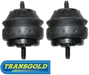 TRANSGOLD PAIR OF STD ENGINE MOUNTS FOR FORD FAIRLANE BA BF BARRA 182 190 4.0 I6