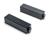 Lego - Lot of 2 - Black, Brick 1 x 1 x 3