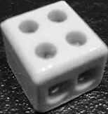 Waterco / Aquaswim / Swimworld Light Ceramic Terminal Block #65006