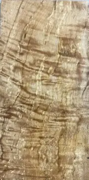 Guitar Headplate Veneer Sheet Spalted Ripple Maple Wood Luthier Supply