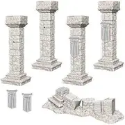 WizKids Deep Cuts Unpainted Miniatures, Pillars and Banners
