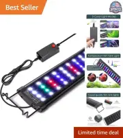 Adjustable Multi-Color LED Aquarium Light - Full Spectrum - 18"-24" Fish Tank
