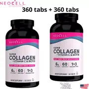 NeoCell Super Collagen type 1 & 3 with vitamin C and Biotin Hair Skin 720 tabs