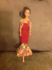 Crochet Doll Dress Crochet Doll Gown For 11-1/2 Inch Dolls Such As Barbie
