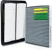 Cabin Engine Air Filter Set Fits Rogue 2.5L(2014-2020), Rogue 2.0L Hybrid(2017-2019), Rogue Sport 2.0L(2017-2022), Qashqai 2.0L(2017-2023), Overlap between 272774BA0A & 165464BA1A