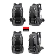 40L Hiking Backpack Waterproof Outdoor Camping Trekking Rucksack Bag Black