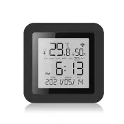 S09 Tuya Smart WiFi Universal IR Remote Temperature Humidity Sensor with Digital Display Screen for Air Conditioner TV A