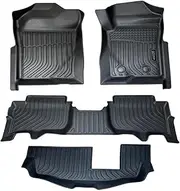 Vehiclab 3D / 5D All Weather Moulded Car Floor Mats - for Ford Everest Next Gen - 2022-3 Rows - Right Hand Drive