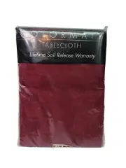 Vintage Color Mate Table Cloth Oblong Shape