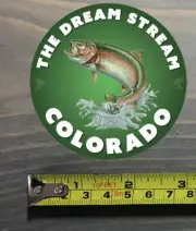 The Dream Stream River Sticker Decal Colorado Fly Fishing Trout Abel Ross Reels