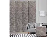Straw Texture Panel Blinds 140cm~360cm(W)x230cm(D) Stone
