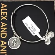 Alex and Ani Letter I Initial Charm Bracelet