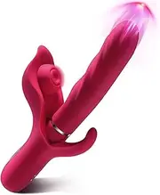 Silent Vibrating Vibrator 3 in 1 Dildo Vibrator Powerful Vibrator Butt Plug Clitoris Vibrator G Spot Vibrator Sex Toy For Women