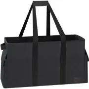 Sturdy Extra Large Utility Tote Bag with Hard Bottom & Sides, Collapsible Ove...