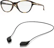 [Oakley] OY8008 Eyeglasses Bundle: OY 8008 800806 Polished Brown Tortoise and Medium Black leash Accessory kit, Polished Brown Tortoise