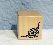 Heart Corner Wood Mounted Rubber Stamp PSX A-271 NEW