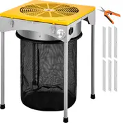 VEVOR Automatic Bud Trimmer, 18" Electric Trimmer, Stainless Steel Leaf Bud Automatic Hydroponic with High-Speed Blade Trim, Three Speed Strong Durabl