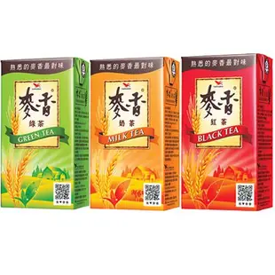 統一麥香紅茶/奶茶/綠茶300ml x24入