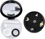 [YOSADIER] 2Pcs Creative Storage Container for Portable and Durable Case for Travel and Outdoor Activities Black