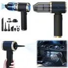 USB Charging Portable Car Vacuum Cleaner Compressed Air Duster for Home Pet