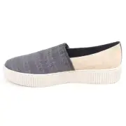 Lori Goldstein Collection Slip-On Sneaker with Smocking Pewter