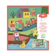 Djeco Animals Stickers Set Kids/Children Art/Craft Activity Fun Play 18m+