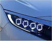 Headlight Assembly Compatible with Civic 2016-2020 LED daytime running light LED sequential turn signal Full LED light source