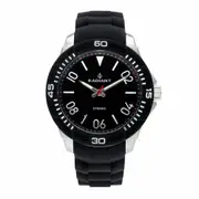 Radiant Ra503601 Men's Quartz Watch Black 46 Mm