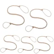 Rip Tie 2.5mm Tangle Free Hair Tie, 34", Blonde, 5-Pack