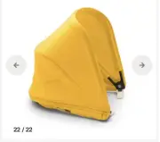 Bugaboo Bee 6 yellow canopy