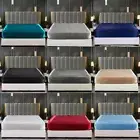Deep Pocket satin silk bed sheet Twin Full Queen King Bed Mattress Cover Soft