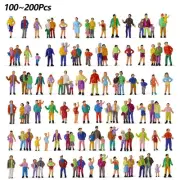 Figure Model People 100/200pcs Building Layout Decoration Painted Figures