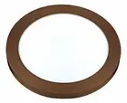 Satco S9652 Series 25 watt; 13" Flush Mount LED Fixture; 3000K; Round Shape; Bro