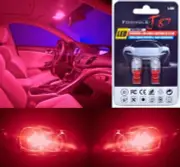 LED 5050 Light Red 194 Two Bulbs Interior Step Door Replace Stock Show Color Fit (for: Chrysler)