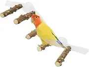 Bird Shower Perch - Climbing Standing for Parakeet | Portable Suction Cup Cage Perch for Parrot Parakeet Conure for Car Home Wall