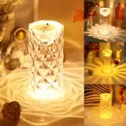 Diamond Atmosphere Lamp Crystal Table Lamp Battery Operated Nightstand AU