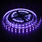 5M 5050 300 LED Strip Waterproof UV Purple Ultraviolet Flexible Fish Black Light