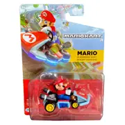 World of Nintendo Super Mario Mario in Standard Kart Racer Diecast Car