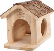 Breatheable Wooden Hamster Home Hideaway Nest Pet Cabin Gerbil Shelter Chinchilla House